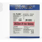 I.V FLON Branül (İntraket) Pembe 20G 100'lü Kutu