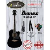 Ibanez PF15ECE-BK Elektro Akustik Gitar