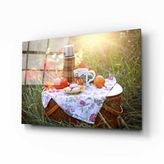İdeal Glass Art Piknik Cam Tablo