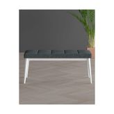 İdeal home kapı önü bench&puf Gri 90 x 45