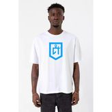 Idil Ural Tamga Beyaz Erkek Oversize Tshirt