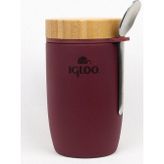 Igloo Bamboo Yemek Termosu 500Ml-Bordo