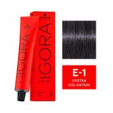 Igora Royal E-1 Ekstra Kül Katkısı 10 Adet Saç Boyası