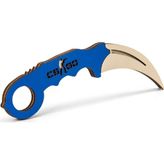 İhvan Ahşap Karambit - Cs Go Karambit Oyuncak - Eğitici Oyuncak - Mavi