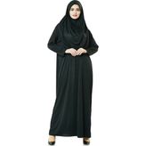 İhvan Tek Parça Namaz Elbisesi - Siyah - 5015 - 46 / 52