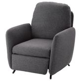 IKEA 09297186 Ekolsund Gunnared Koyu Gri Yatar Koltuk