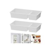 Ikea 2 Adet Bölmeli Çekmece Içi Düzenleyici Beyaz Uzunluk: 32 5 Cm Genişlik: 17 Cm Yükseklik: 6 Cm