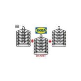Ikea 30 Adet Elbise Askısı