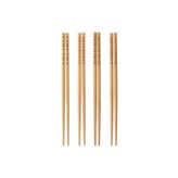 IKEA 4 Çift 8 Parça Bambu Chopstick Uzunluk: 24 Cm Sushi Çubuğu Ahşap Yemek Çubuğu