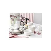 IKEA 6 Parça Servis Tabağı Meridyendukkan 28 cm Beyaz Renk Modern Klasik Tabak Yemek-Sunum Feldispat Porselen