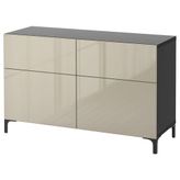 IKEA 99195268 Besta Venge Parlak Cila Bej