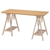 IKEA Anfallare/Mittback Huş 140x65 cm Çalışma Masası