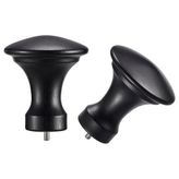 IKEA BACKRADULA perde çubuğu topuzu siyah - 30624087