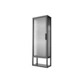 IKEA banyo duvar dolabı, antrasit, 36x18x102 cm