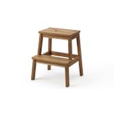 IKEA BEKVÄM Doğal Ahşap Akasya Taburesi; (50 cm) İKEA
