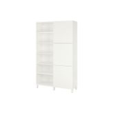 IKEA BESTA 120x42x202 cm Beyaz Kapaklı Kitaplık