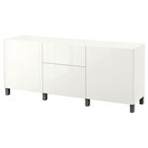 IKEA Besta 19442201 Beyaz Dolap