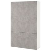 IKEA Besta 39421660 Beyaz-Açık Taş Dolap