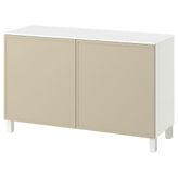 IKEA BESTA dolap kombinasyonu beyaz-bej - 89598053