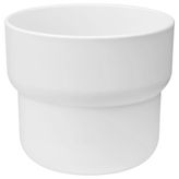 IKEA Beyaz Saksı 12 Cm,Kalın Plastik 12 Cm Yapay Bitki-Çiçek Saksı,Deliksiz İç*Dış Mekan