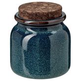 IKEA BRUGDHAJ seramik kavanoz mavi - 00596175
