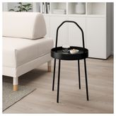IKEA BURVIK yan sehpa siyah - 70340384