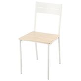 IKEA BUSLATT sandalye beyaz-çam - 90601139