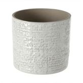 IKEA Chiafrön 12 cm Beyaz Seramik Saksı