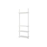 IKEA Elvarli Beyaz 92x51x222-350 cm Açık Dolap
