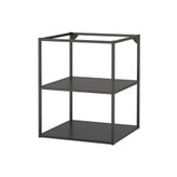IKEA ENHET açık raf ünitesi, antrasit, 60x60x75 cm