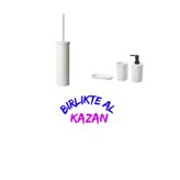 IKEA ENUDDEN tuvalet fırçası, STORAVAN banyo seti
