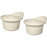 IKEA Fargklar Cilalı Bej 15x13 cm Fırın-Servis Kabı