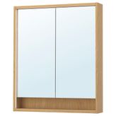 IKEA FAXALVEN Serisi, banyo duvar dolabı, 80x15x95 cm, meşe görünümlü meşe görünümlü #814820