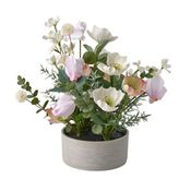 IKEA FEJKA saksılı yapay bitki pembe-beyaz - 90637322