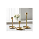 IKEA Fulltalıg Şamdan, Üçlü, Bronz, Metalik