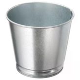 IKEA Galvanizli Gümüş Renk Saksı Bitki Çiçek Saksısı 9 cm Çelik