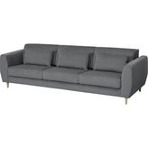 IKEA Gri Lüks Kanepe - 3'lü Kanepe