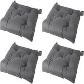 Ikea Gri Sandalye Minderi 4 Adet 40/35X38X7 cm