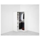 IKEA /GRIMO köşe gardırop beyaz - 29502652