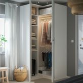 IKEA /GRIMO köşe gardırop beyaz - 89502654