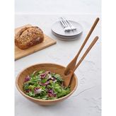 IKEA Grönsaker Bambu Servis Kasesi , Bambu, 28 cm ve Servis Kaşığı - 1 Adet