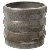 IKEA HASSELBUKETT seramik saksı gri - 40641350