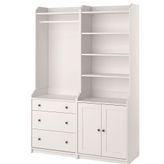 IKEA Hauga 09388638 Beyaz Dolap