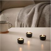 IKEA Hedevard Tealight 3 cm Siyak Mumluk