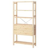 IKEA IVAR çekmeceli raf ünitesi çam - 89590599