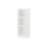 IKEA kitaplık, beyaz, 40x28x106 cm ayarlanabilir raflı
