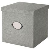 IKEA Kvarnvık Gri 30x30x30 cm Kapaklı Kutu