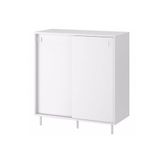 IKEA Mackapar Ayakkabı Dolabı, MeridyenDukkan Beyaz, 80x102 Cm Sürgülü Kapaklı Ayakkabılık