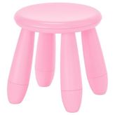 IKEA MAMMUT çocuk taburesi pembe - 60581996
