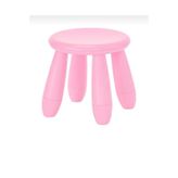 IKEA MAMMUT çocuk taburesi pembe